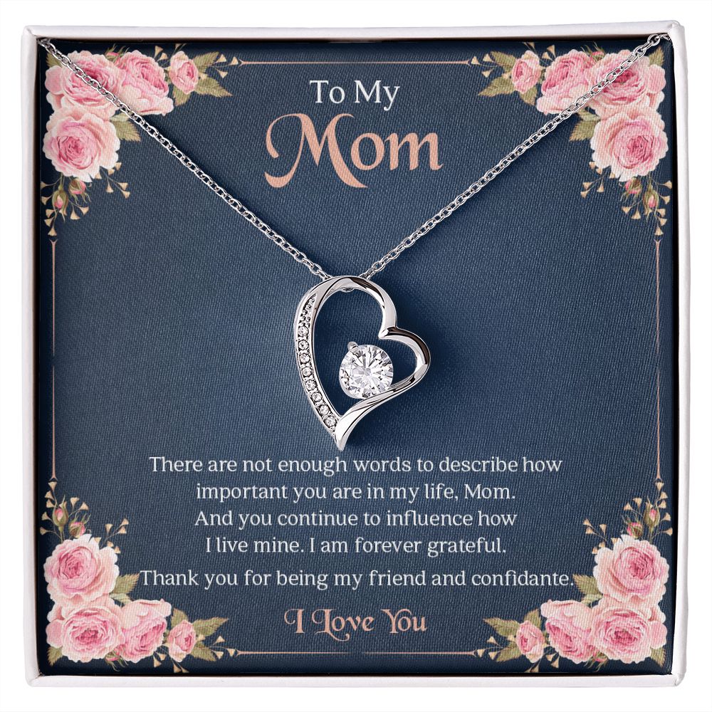 To My Mom | I Love You - Forever Love Necklace